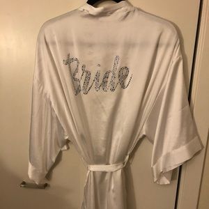 Victoria secret bridal robe